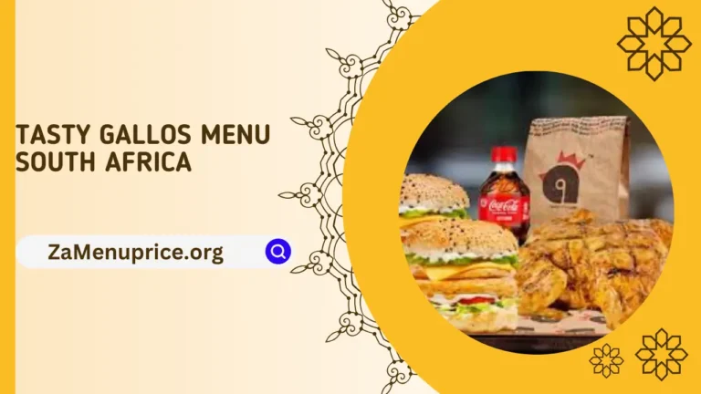 Tasty Gallos Menu